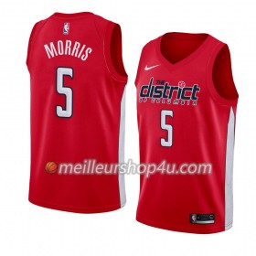 Maillot Basket Homme Washington Wizards Markieff Morris 5 2018-19 Nike Rouge Swingman